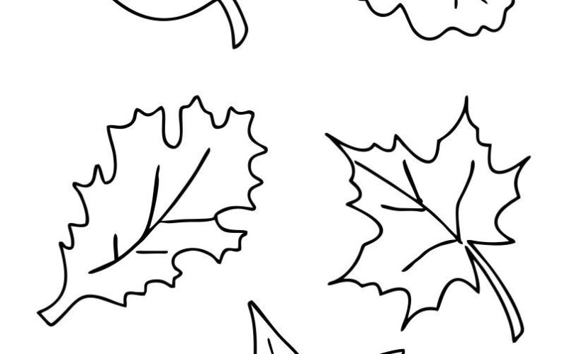 Fall Leaf Printables Printable Party Favors