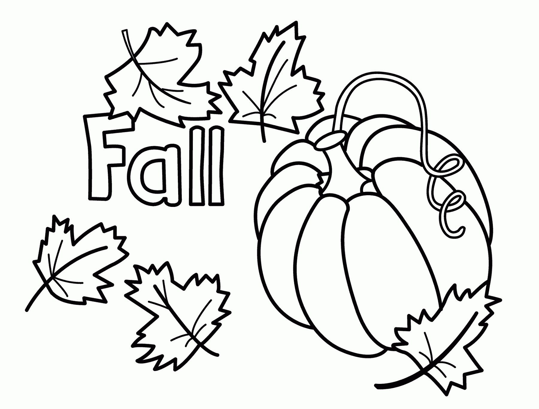 fall color sheets free printable