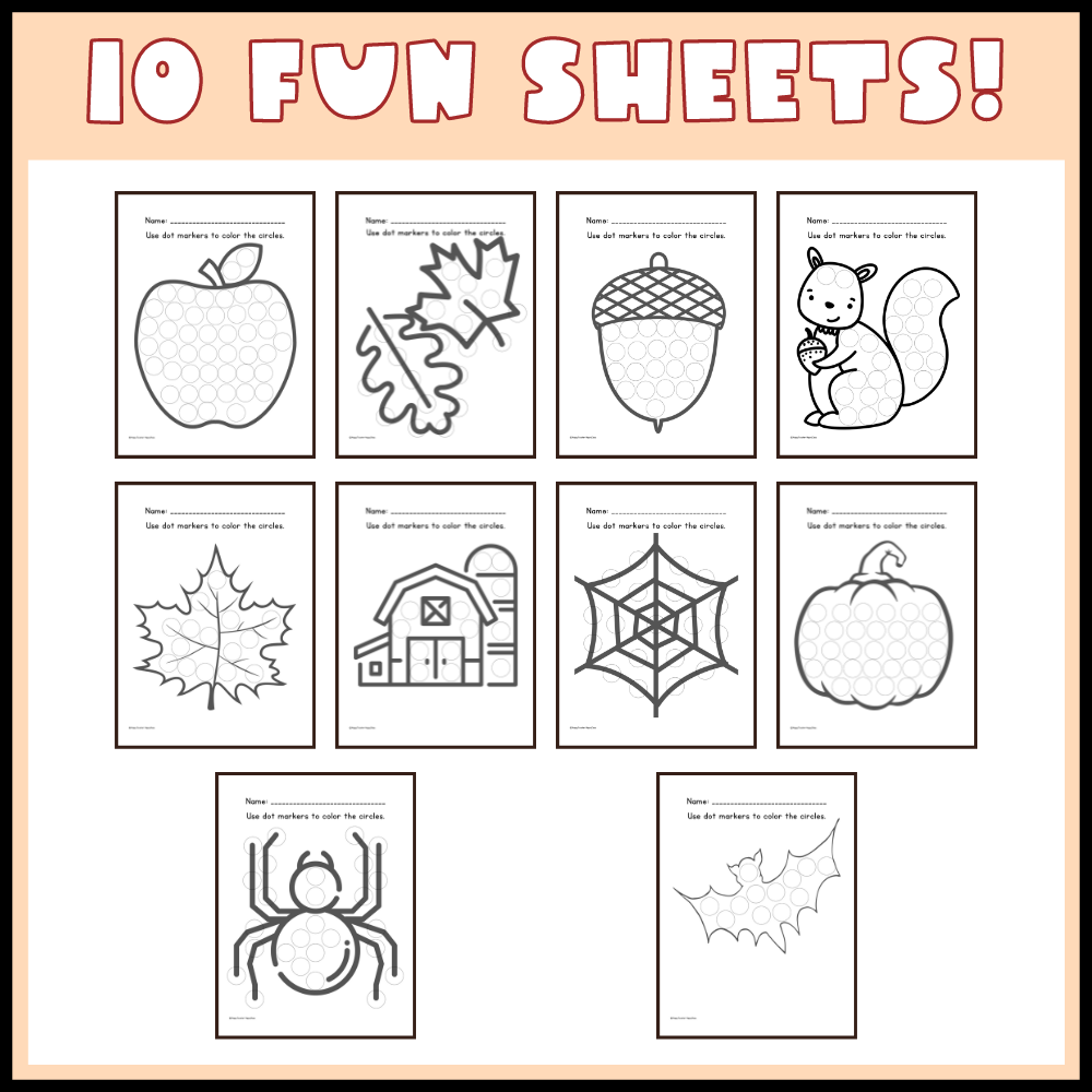 preschool worksheet printable