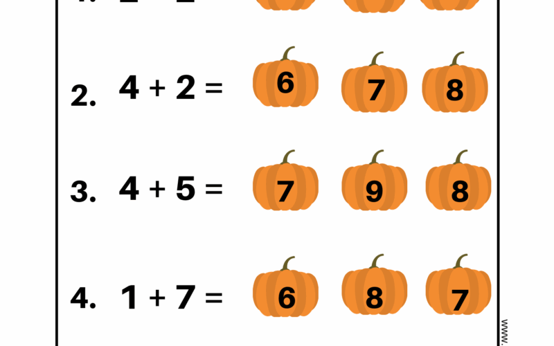 Fall Themed Kinder 2nd Grade Math add Subtract Made By Teachers