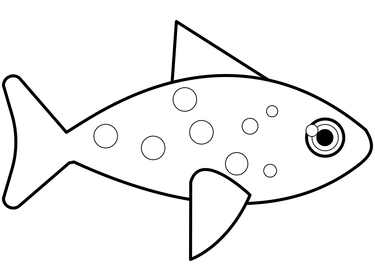 printable fish template free