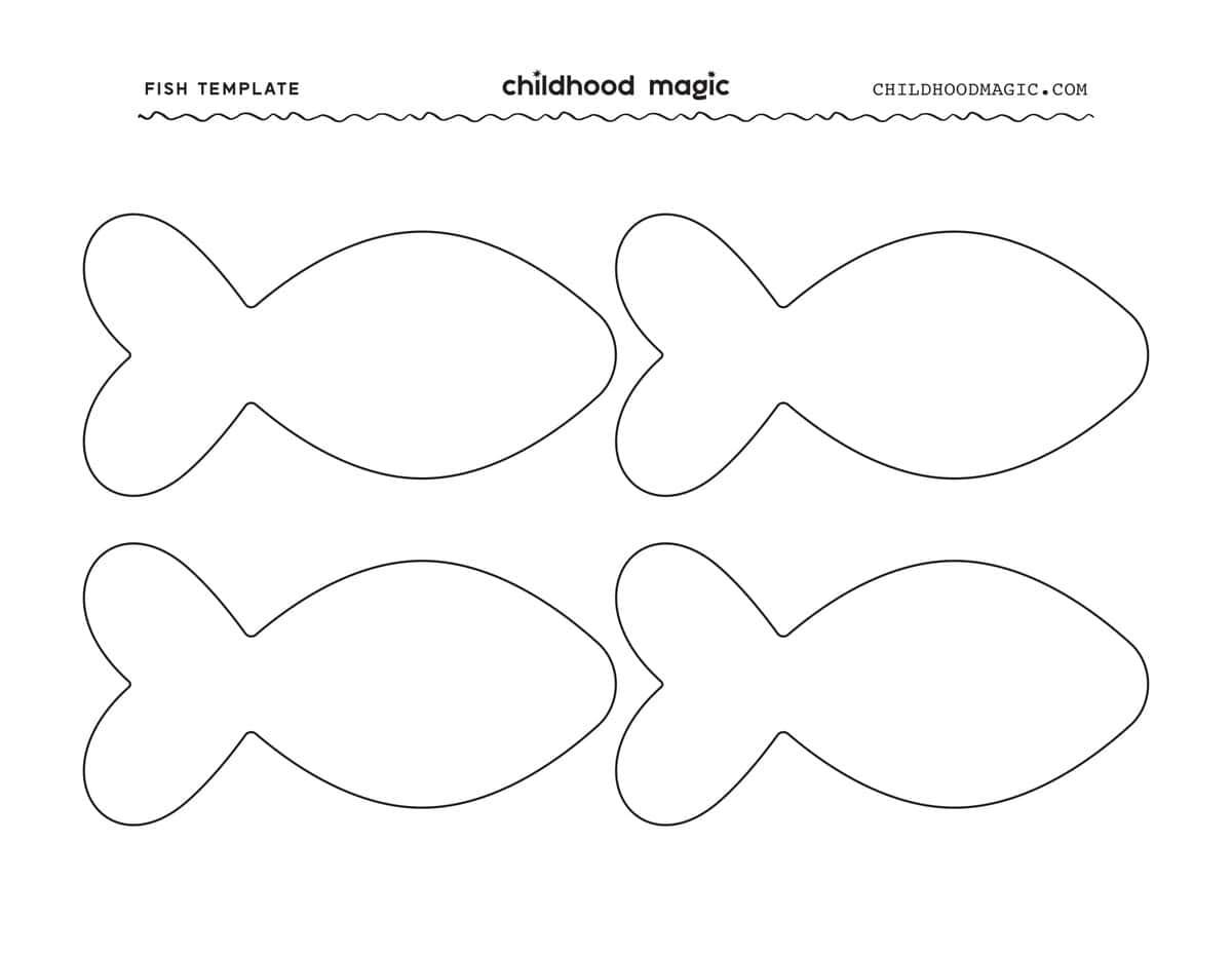 free printable fish template