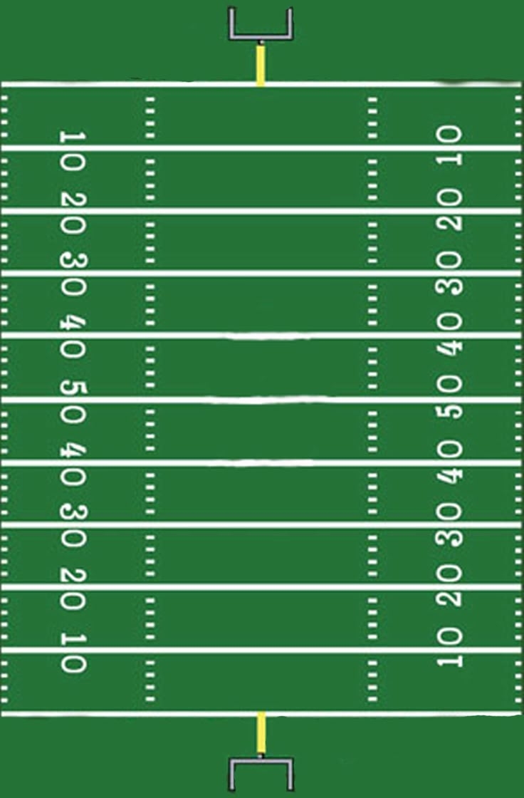 Football Field 10 Free PDF Printables Printablee
