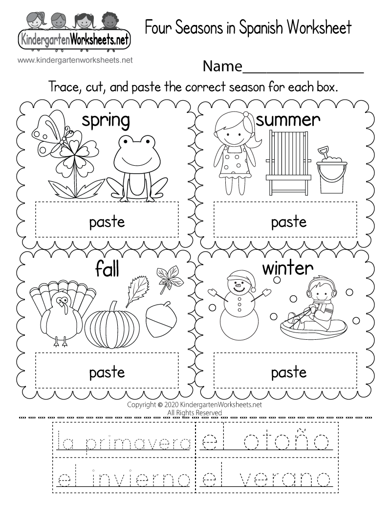 printable spanish worksheets printable spanish worksheets