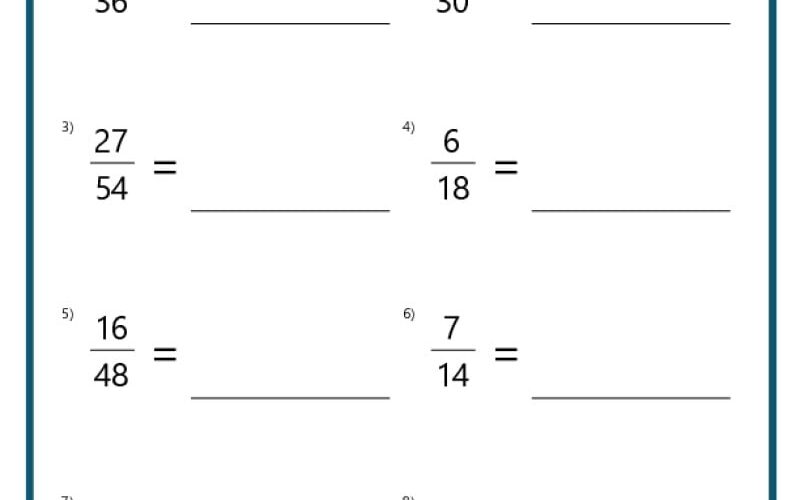 Fractions Worksheets K12 Math Worksheets