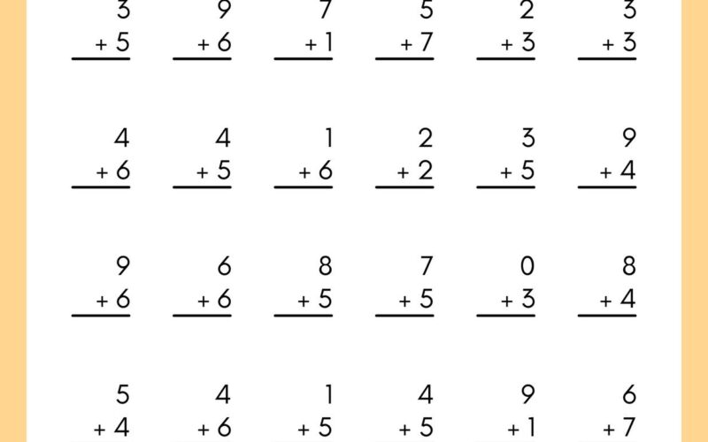 Free 3rd Grade Math Worksheets To Customize Canva