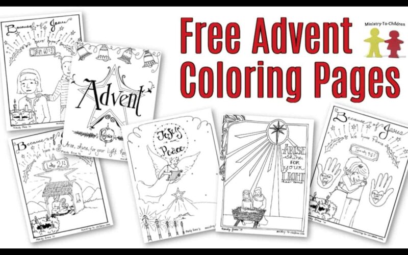 Free Advent Coloring Pages For Kids Christmas Printables