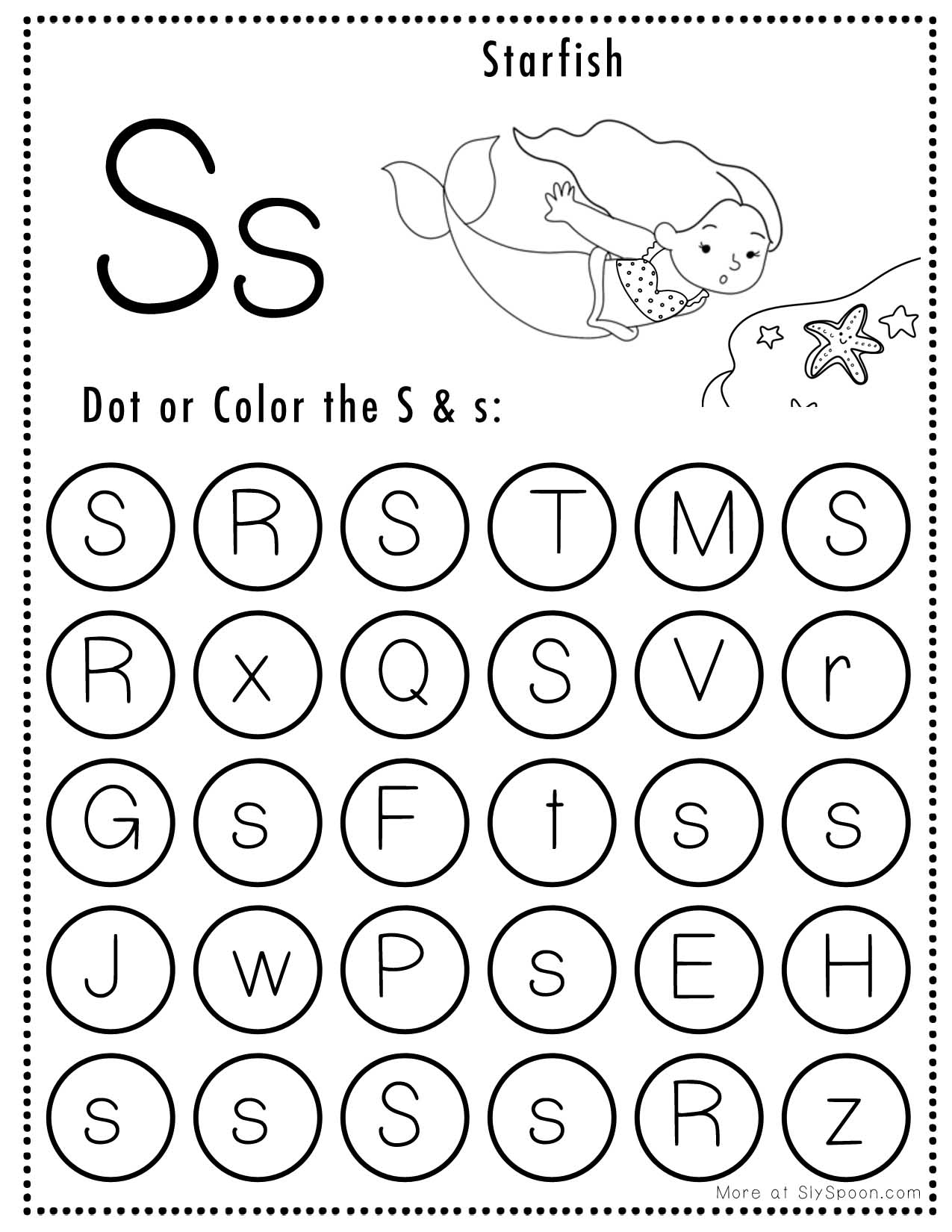 printable s worksheets