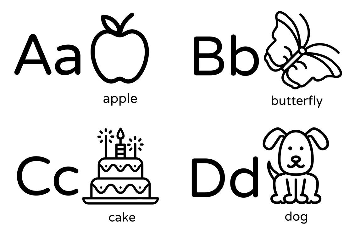 free printable alphabet coloring sheets