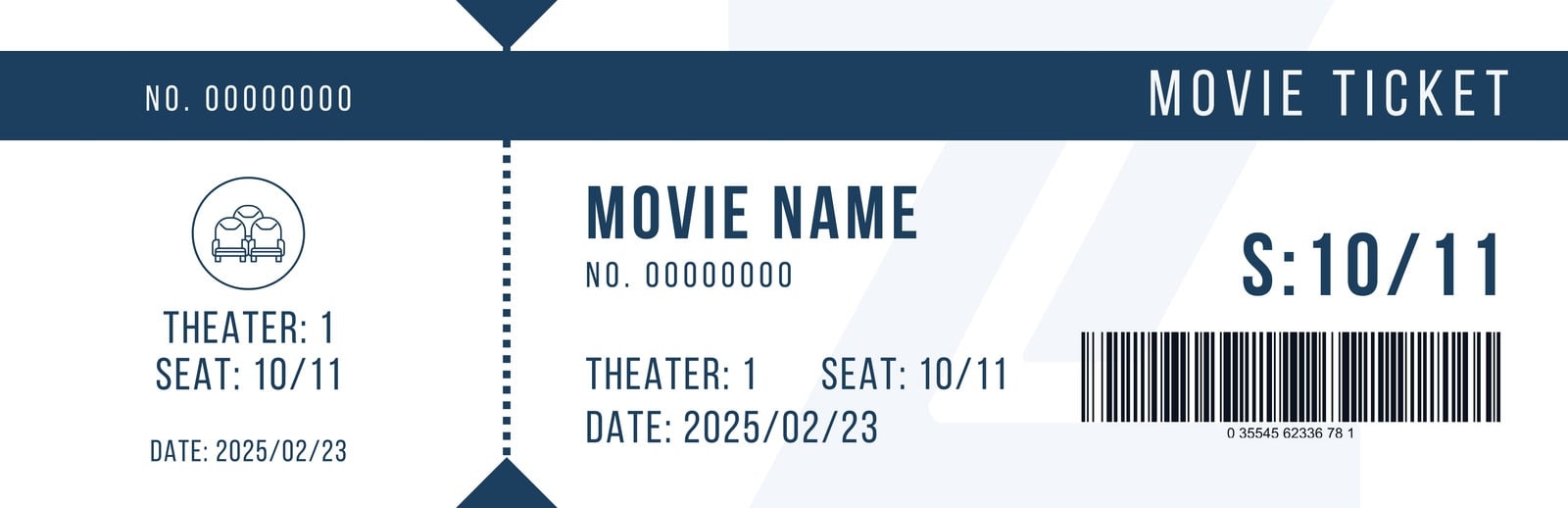 free printable admission ticket template