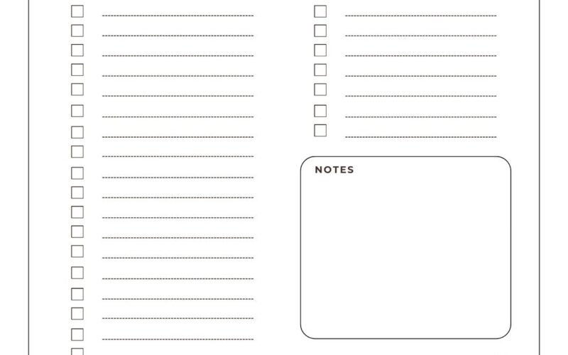 Free And Customizable To Do List Templates