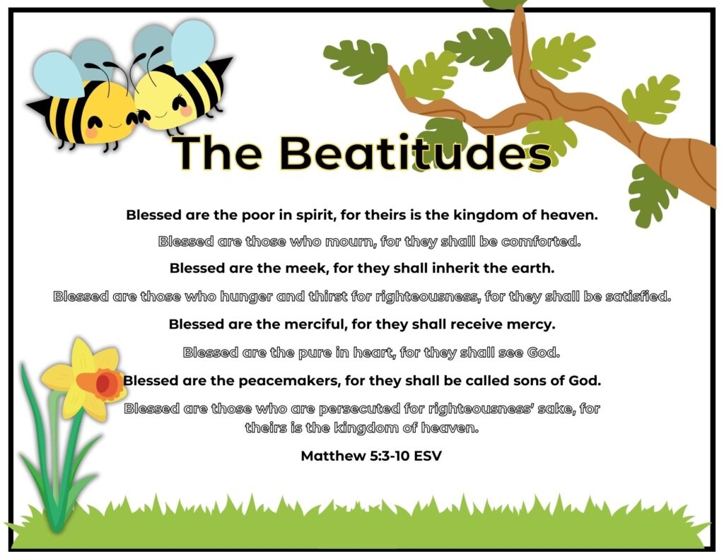 Free Beatitudes Printables Healing Home Free Beatitudes Printables Healing Home