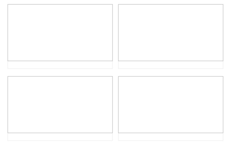 FREE Blank Storyboard Templates Instant Download Boords