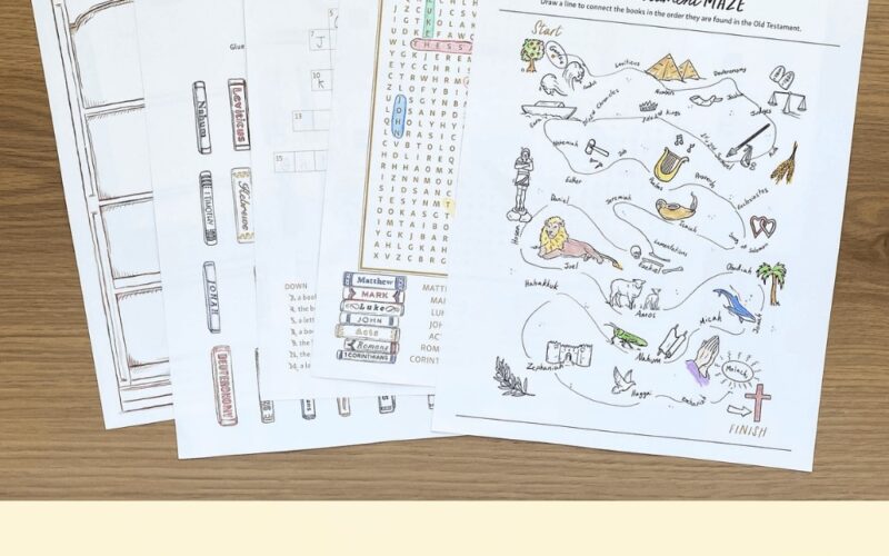 FREE Books Of The Bible Printable 7 Ways To Make Memorizing Fun