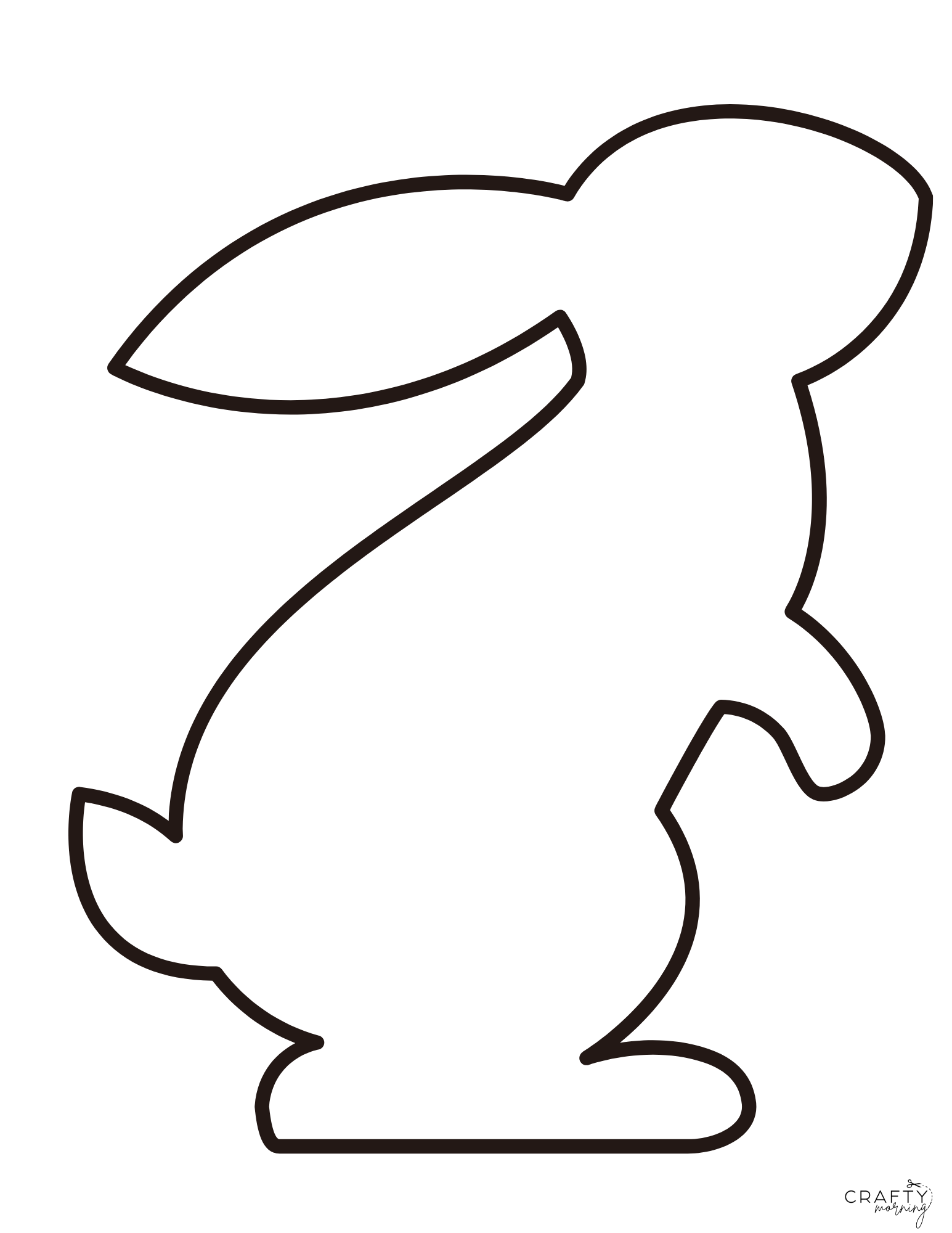 Free Bunny Outlines Printable Templates Crafty Morning Free Bunny Outlines Printable Templates Crafty Morning