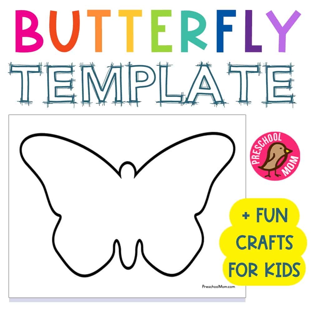 Free Butterfly Template For Preschool Preschool Mom Free Butterfly Template For Preschool Preschool Mom