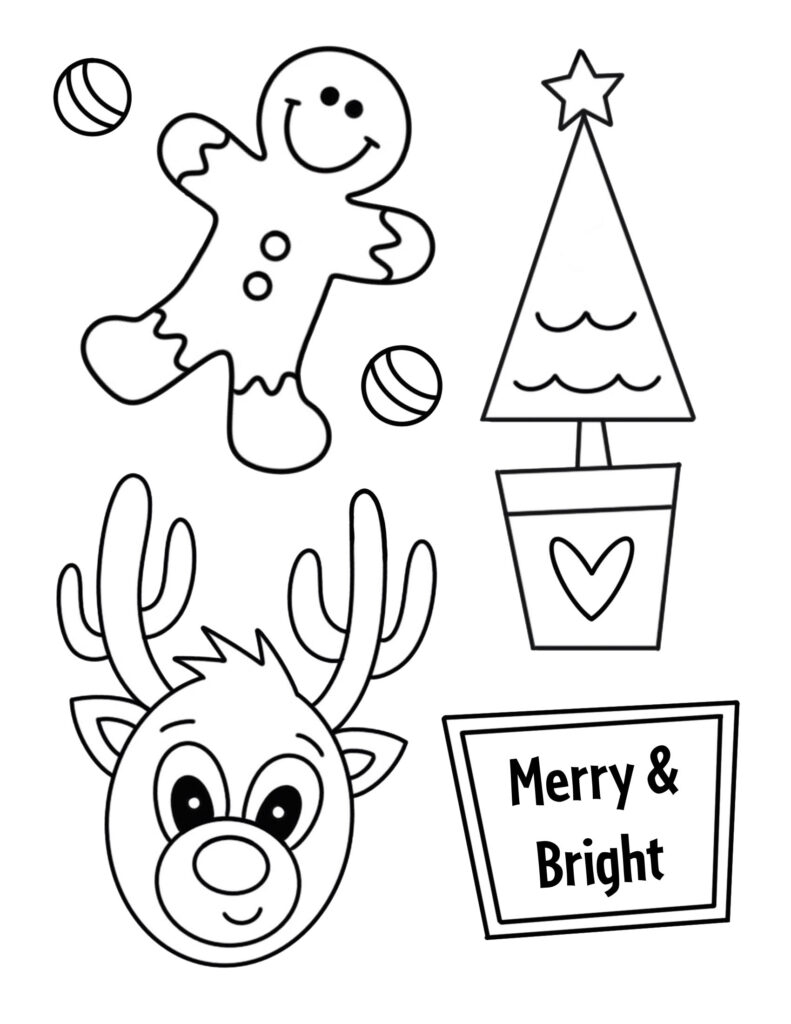 xmas worksheets printable
