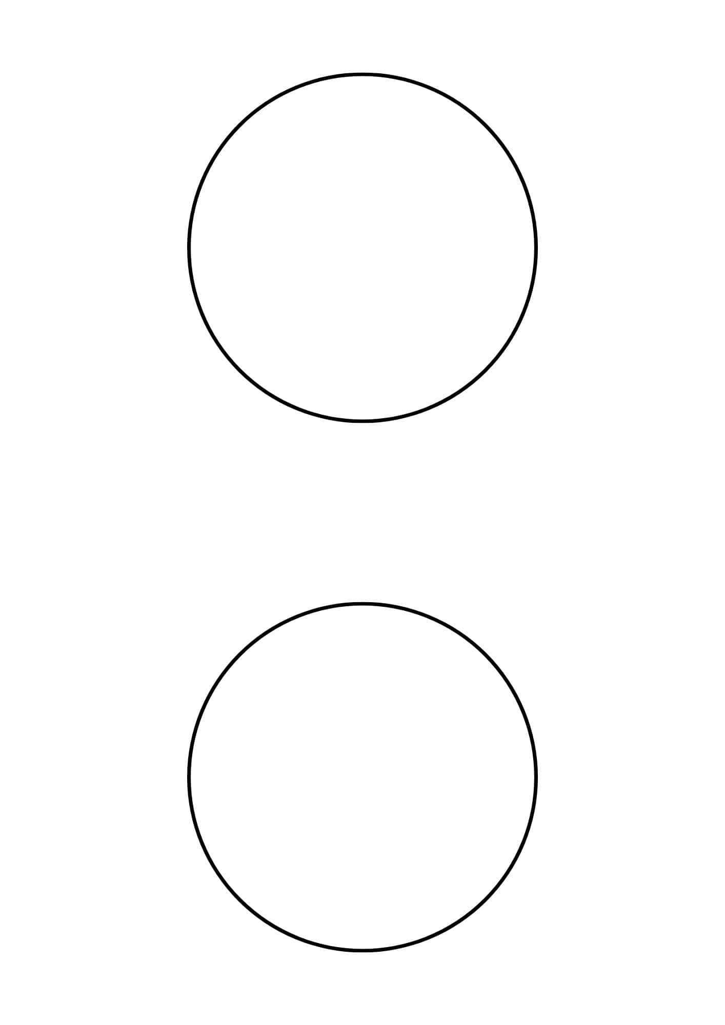 template for circles printable