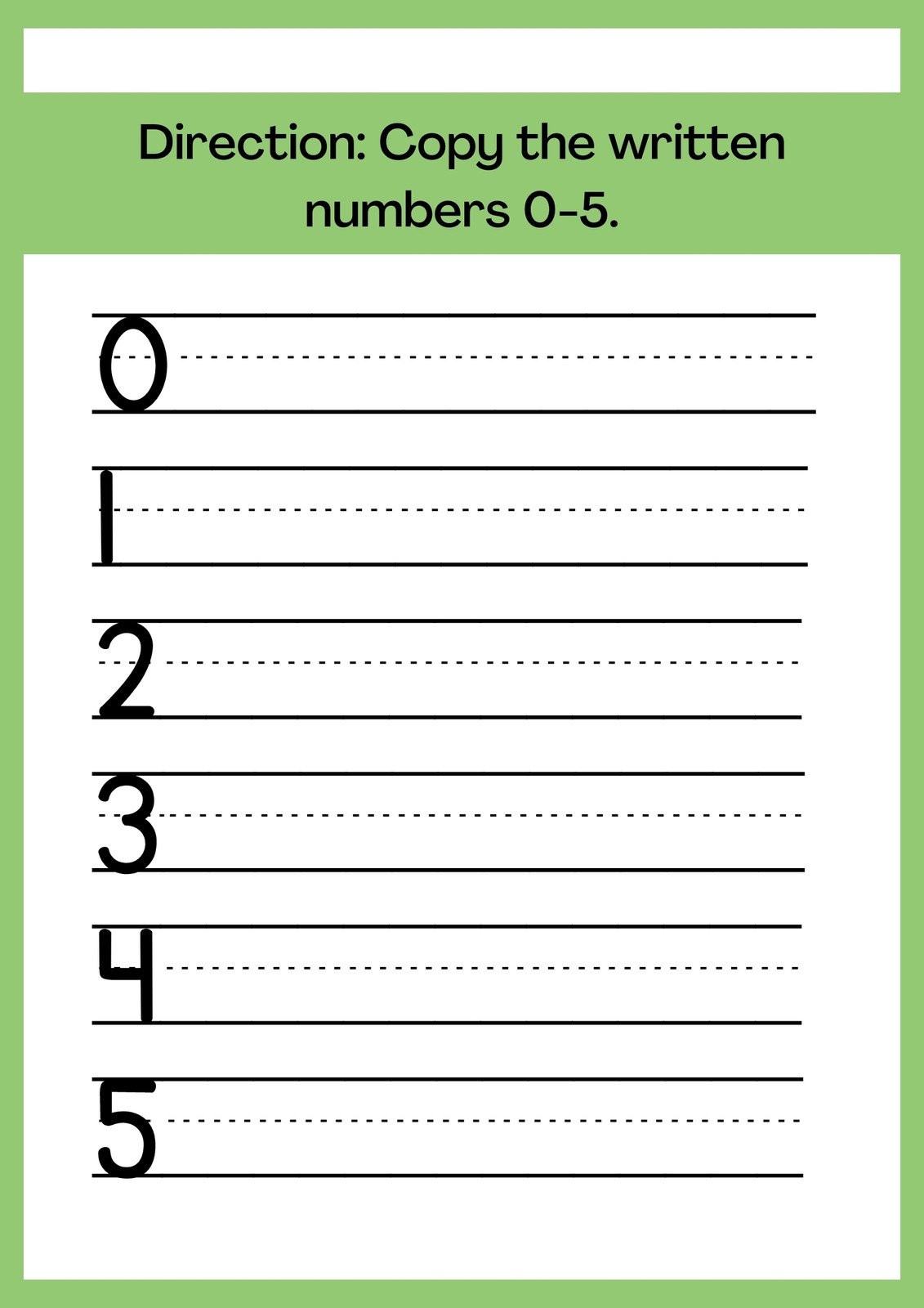 Free Custom Printable Handwriting Worksheet Templates Canva