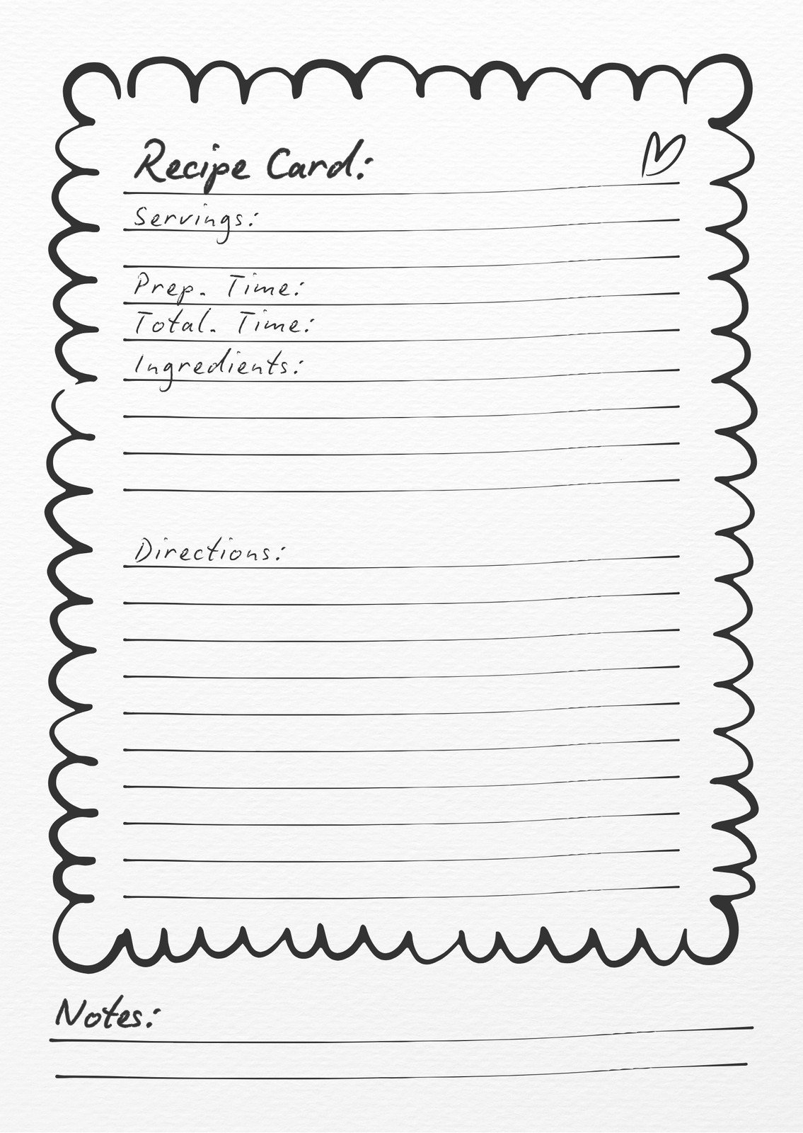 Free Custom Printable Recipe Card Templates Online Canva