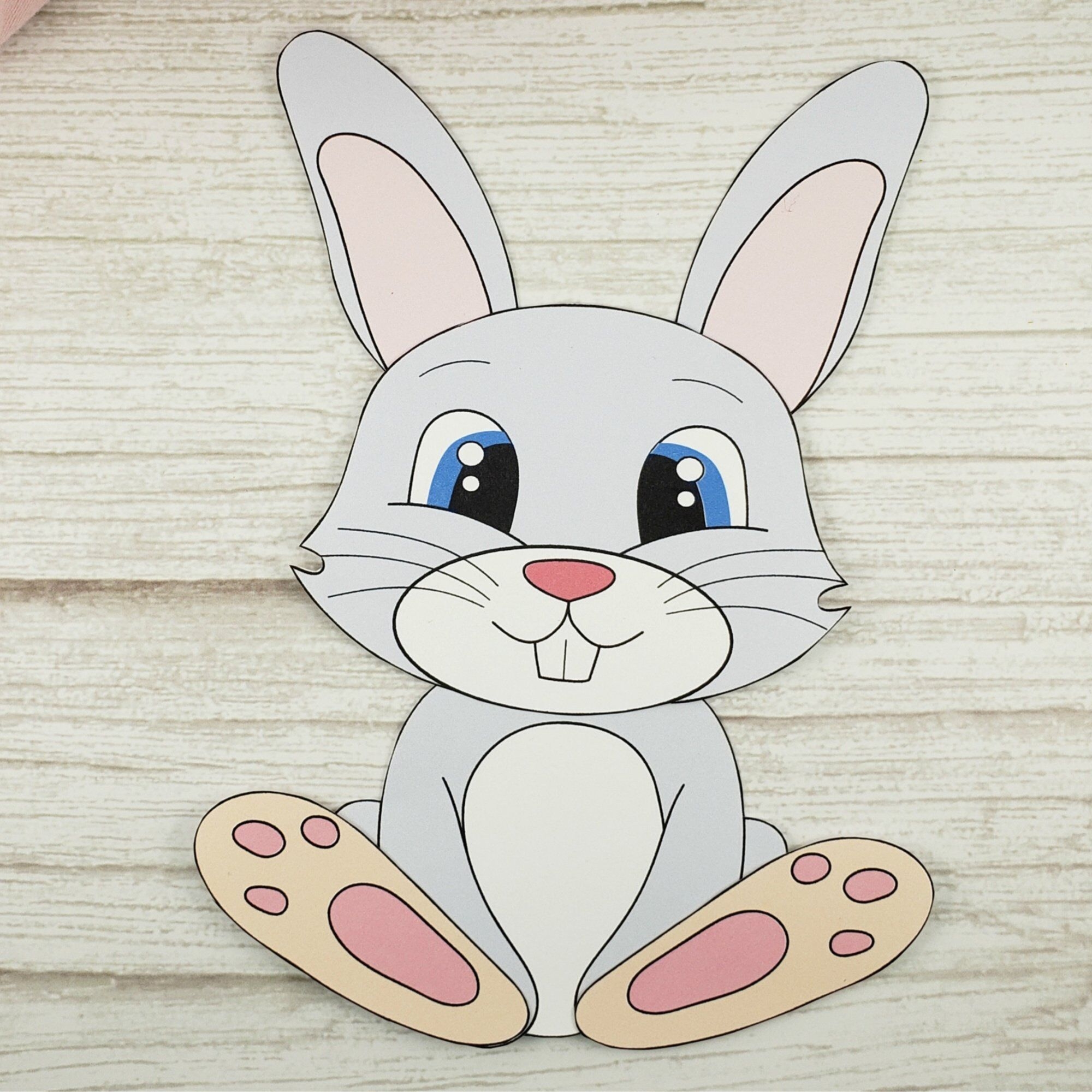 free printable bunny template