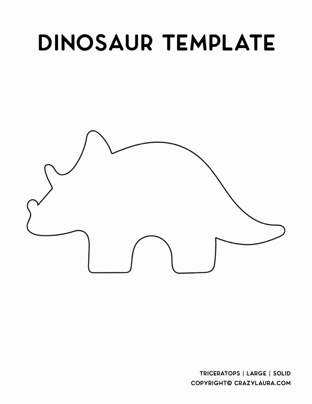 dinosaur template printable dinosaur template printable
