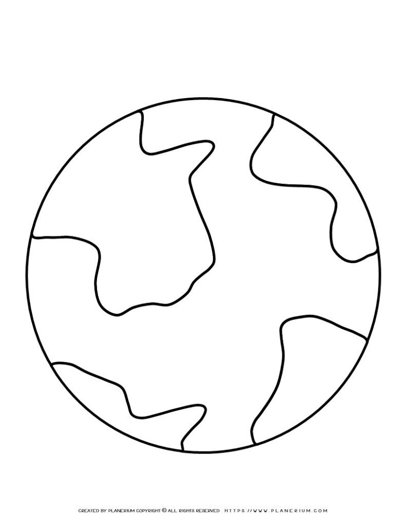 Free Earth Template For Kids Easy Earth Day Projects