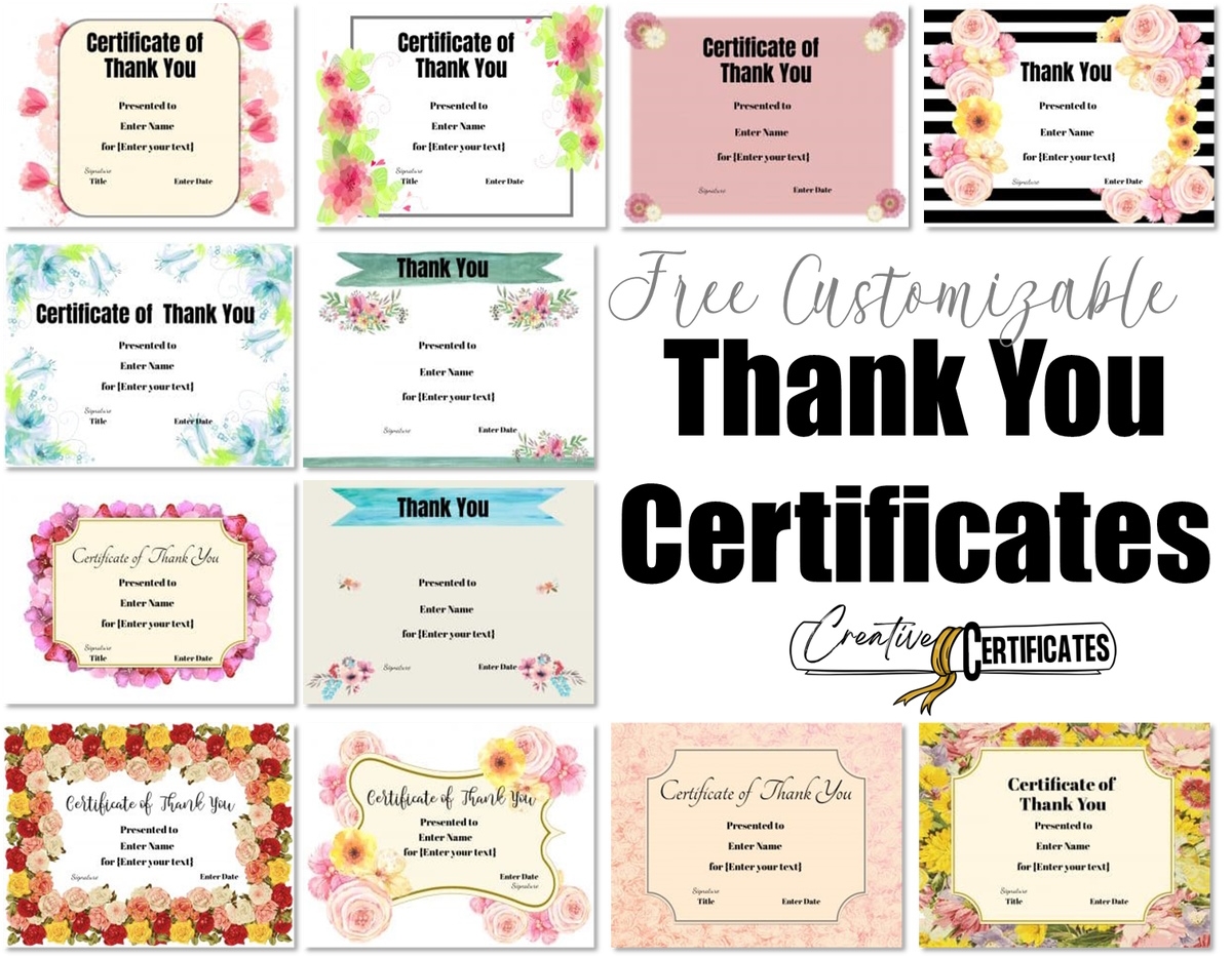 free printable certificate templates