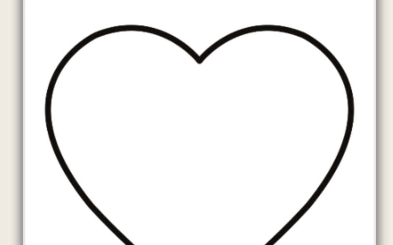 Free Heart Printable Templates For Coloring And Stencils Love Our Real Life
