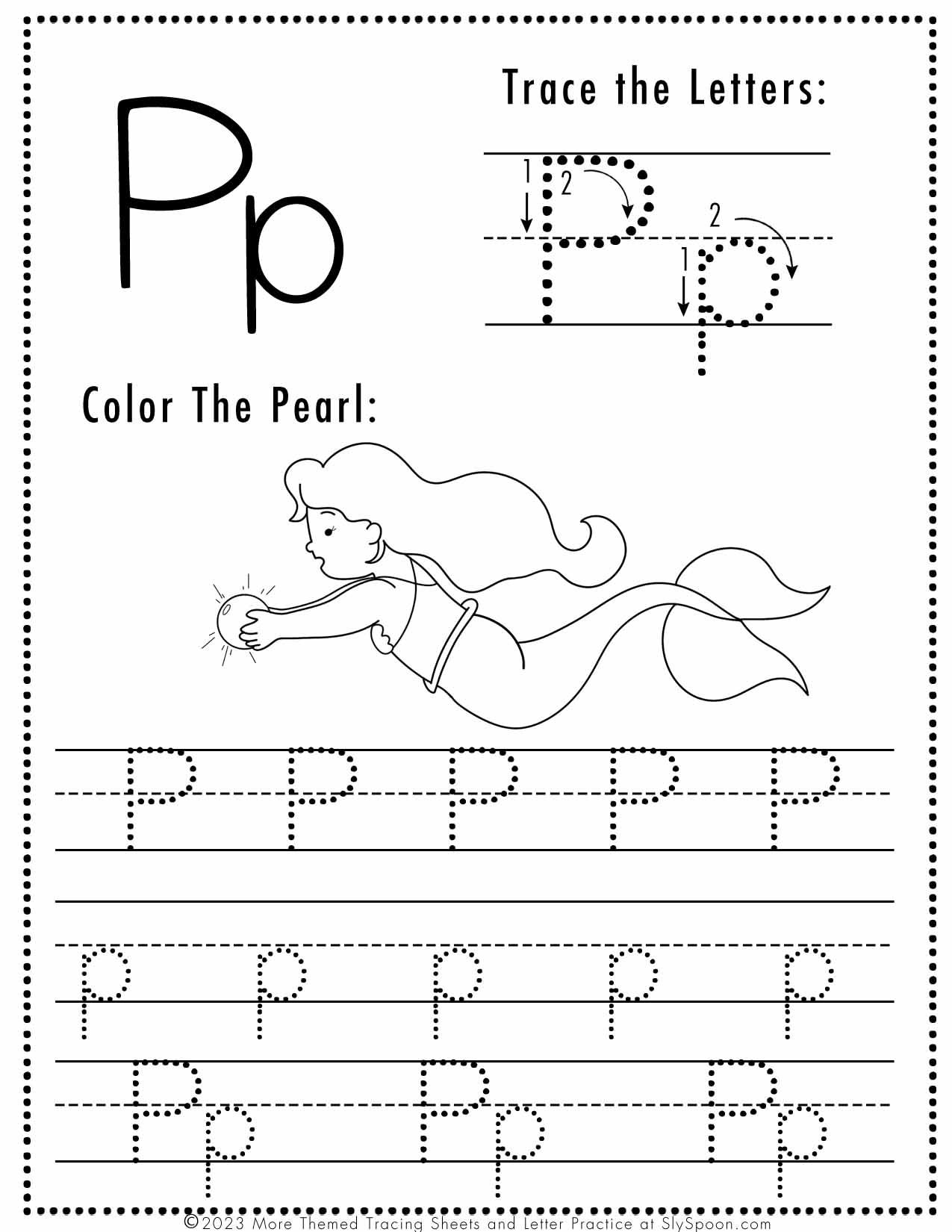 letter tracing worksheets free printable
