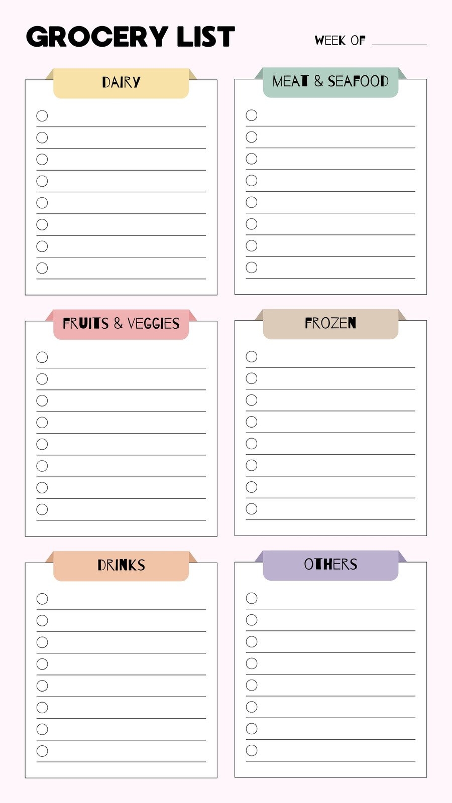 Free List Templates That You Can Customize And Print Canva Free List Templates That You Can Customize And Print Canva