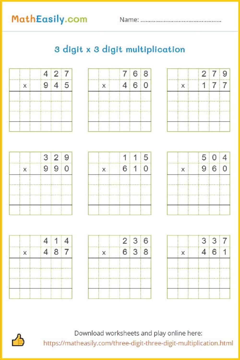 Free Math Worksheets For Kids 