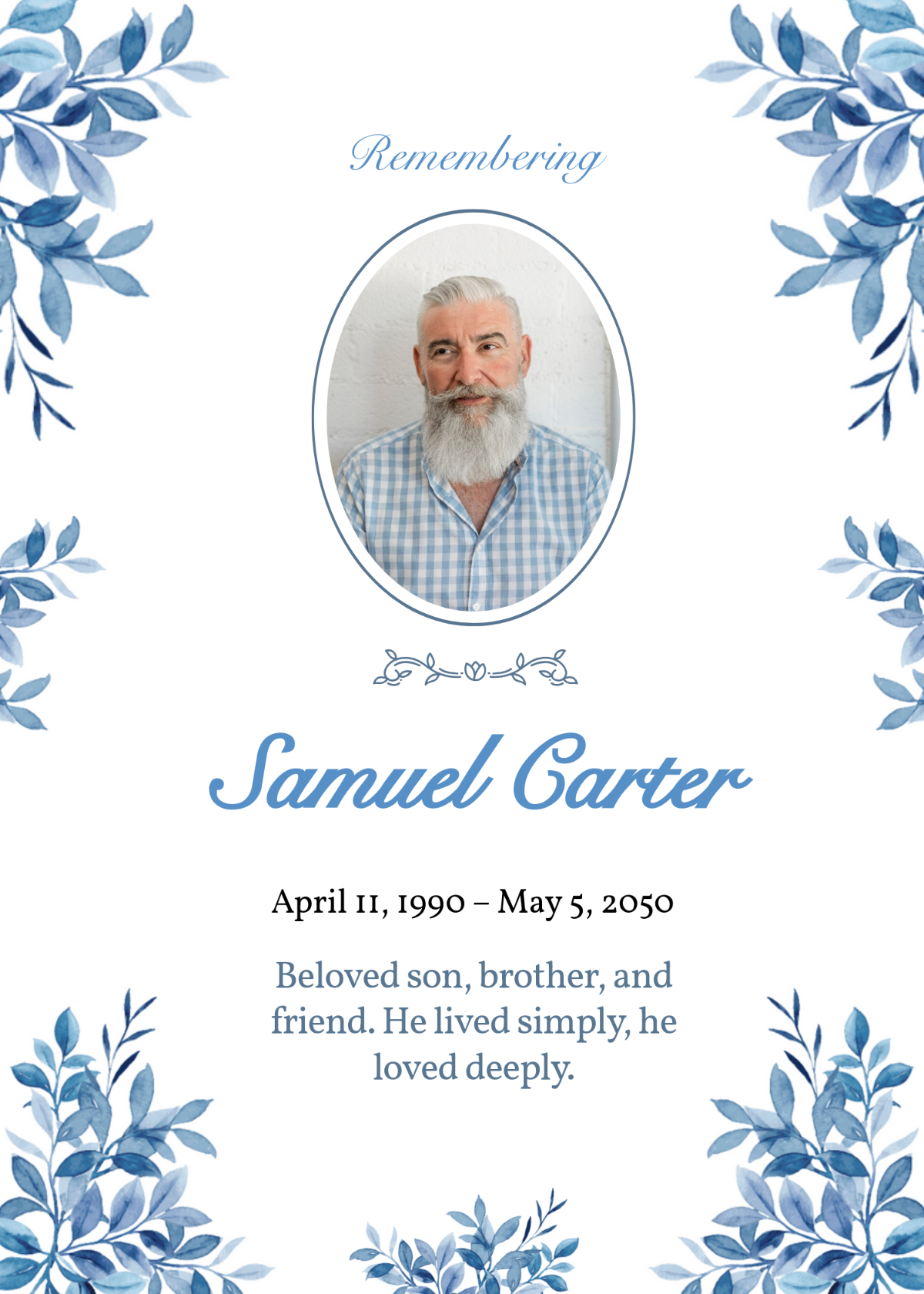 printable obituary template printable obituary template