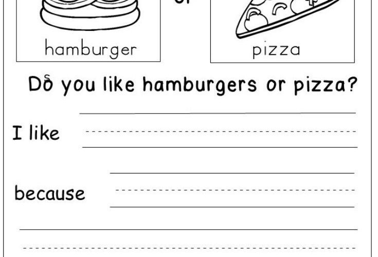 Free Opinion Writing Worksheet Kindermomma