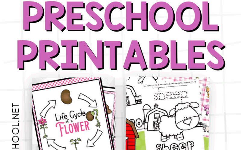 Free Preschool Printables For Fun Hands On Early Learning