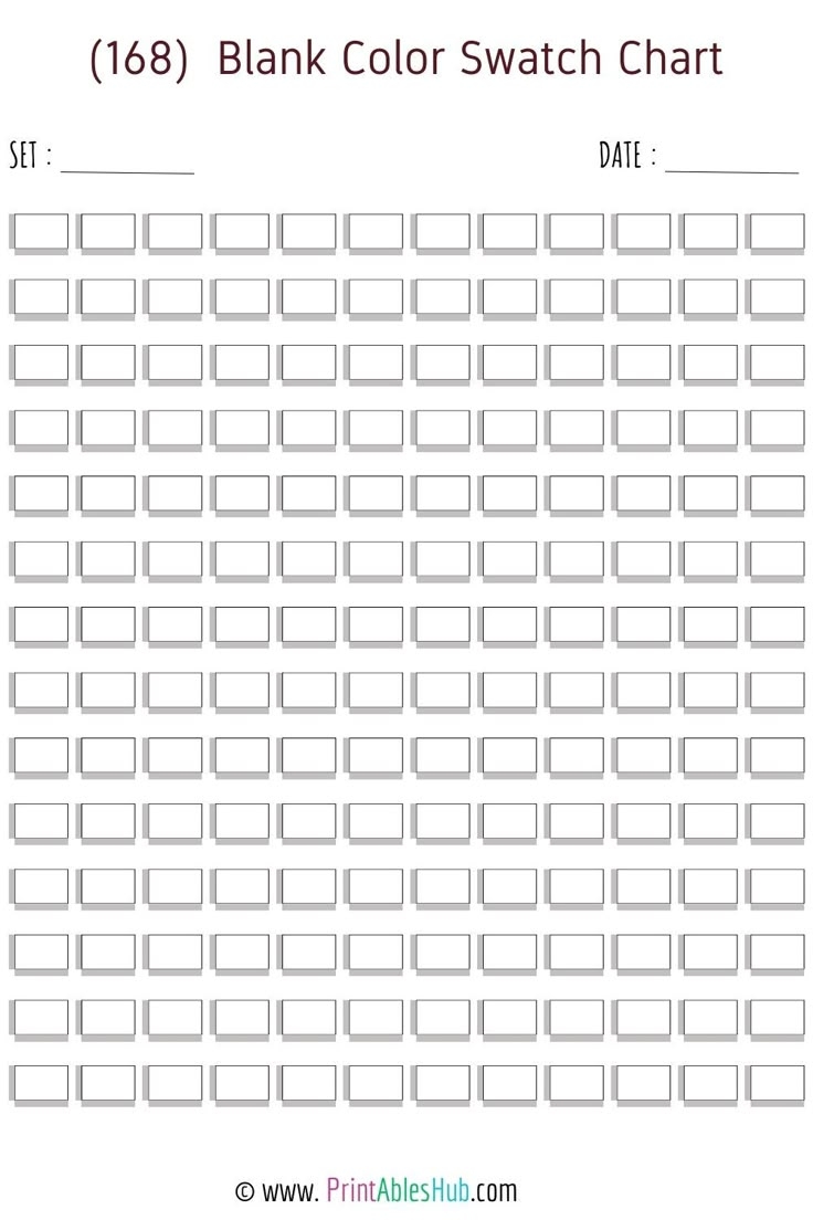 printable marker swatch template