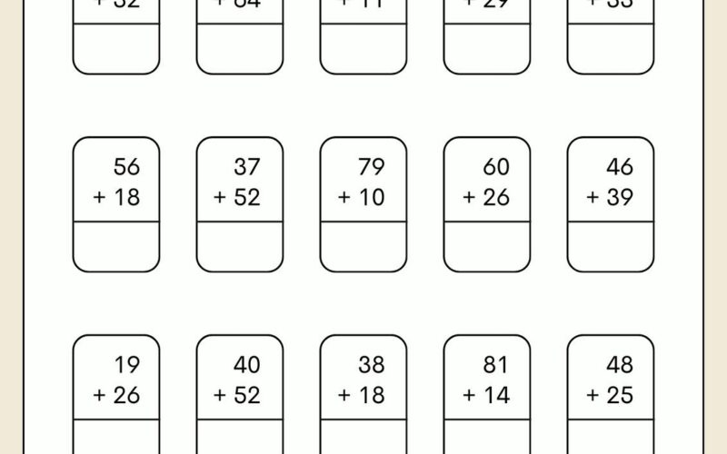 Free Printable 2nd Grade Math Worksheets Canva