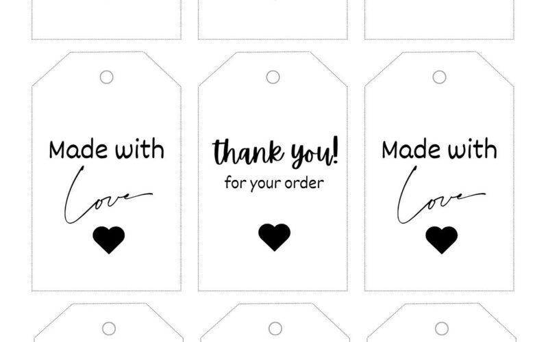 Free Printable And Customizable Gift Tag Templates Canva