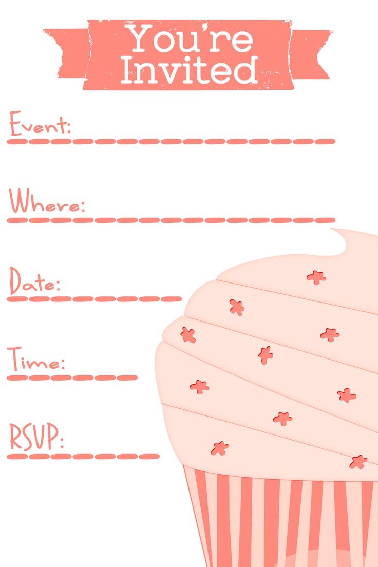 Free Printable Birthday Invitation Template