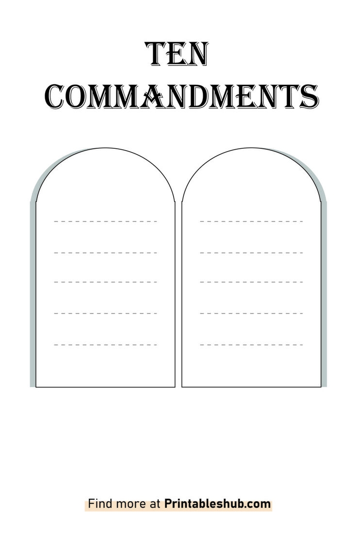 free printable 10 commandments printable worksheets free printable 10 commandments printable worksheets