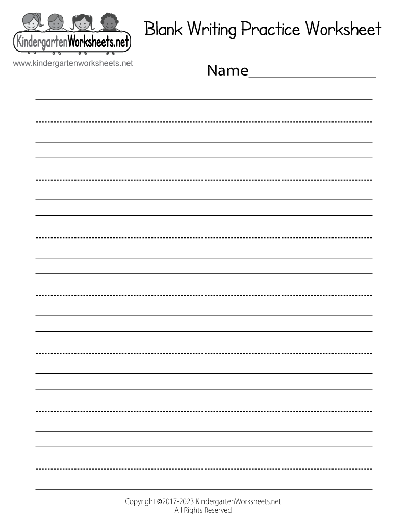 free handwriting worksheets printable