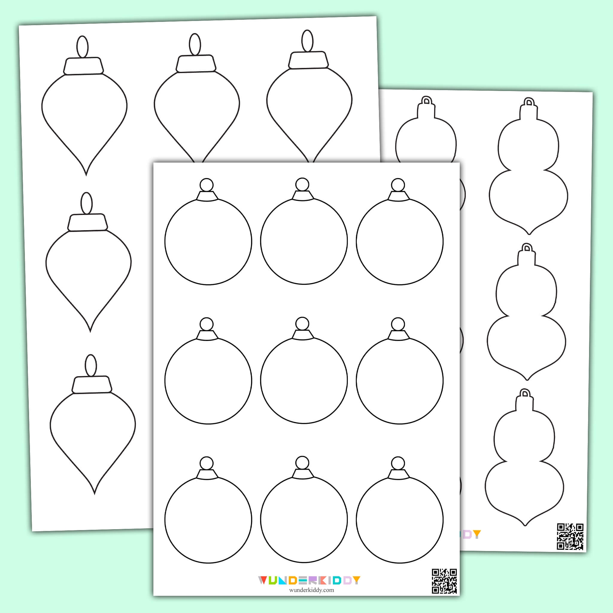 printable ornament template