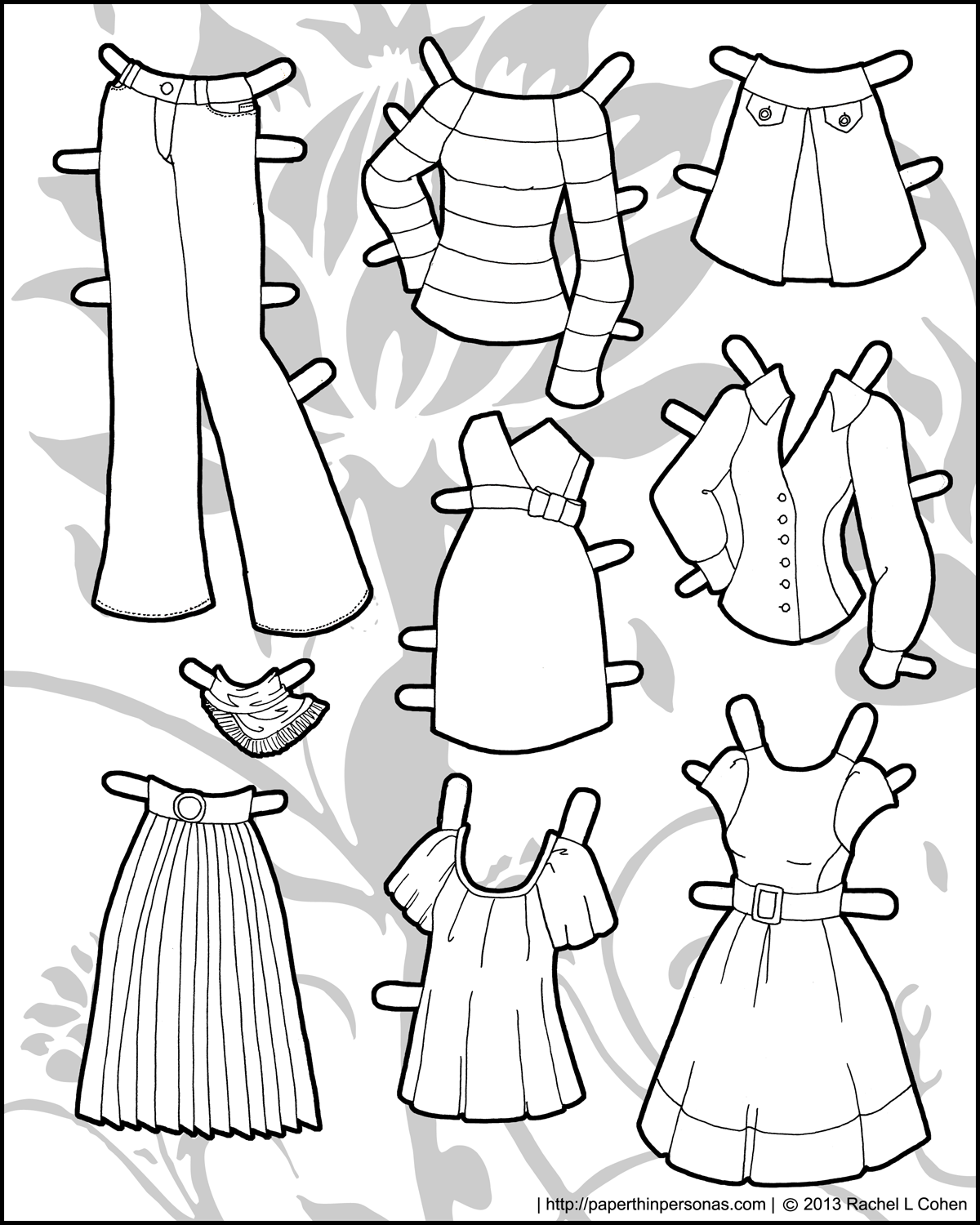 Free Printable Clothes Patterns A Cute Little Printable Paper Doll With Retro Paper Doll Clothes Printable Clothes Printable Clothes For Paper Dolls Free Printable Clothes Patterns A Cute Little Printable Paper Doll With Retro Paper Doll Clothes Printable Clothes Printable Clothes For Paper Dolls