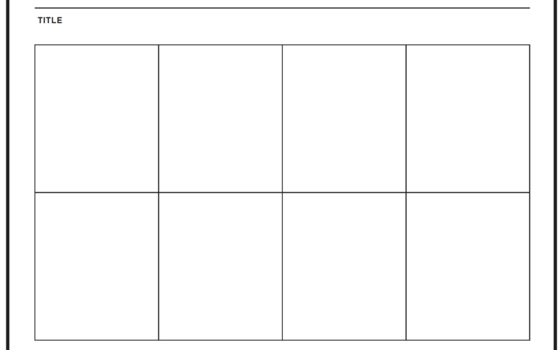 Free Printable Comic Book Template For Kids