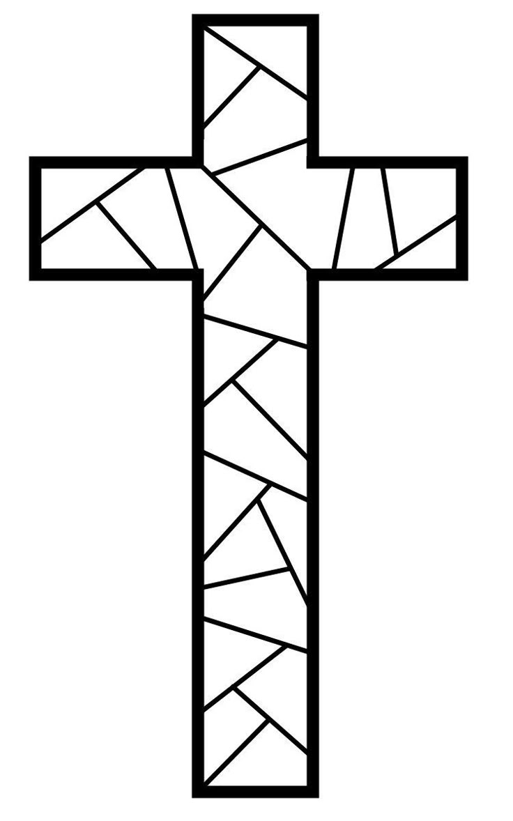 free printable cross template