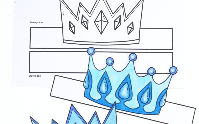 Free Printable Crown Templates Gathering Beauty