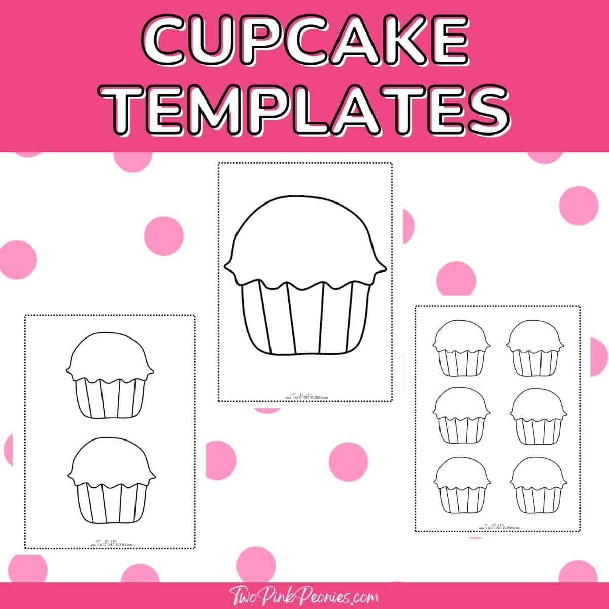cupcake template printable