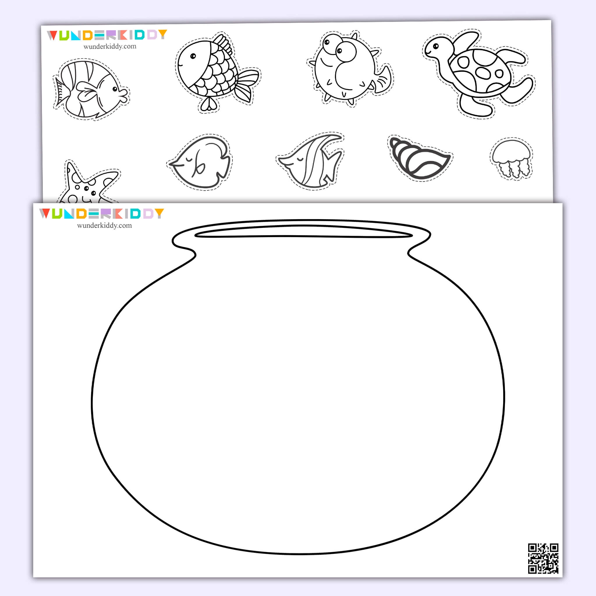 Free Printable Fish Bowl Craft Template For Kindergarten Free Printable Fish Bowl Craft Template For Kindergarten