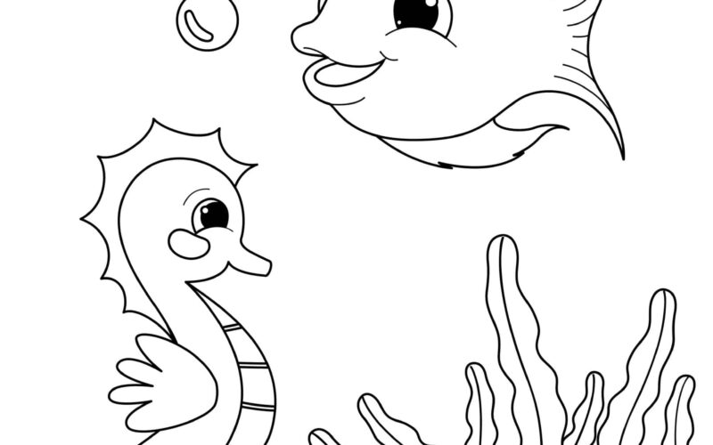 Free Printable Fish Coloring Pages Skip To My Lou