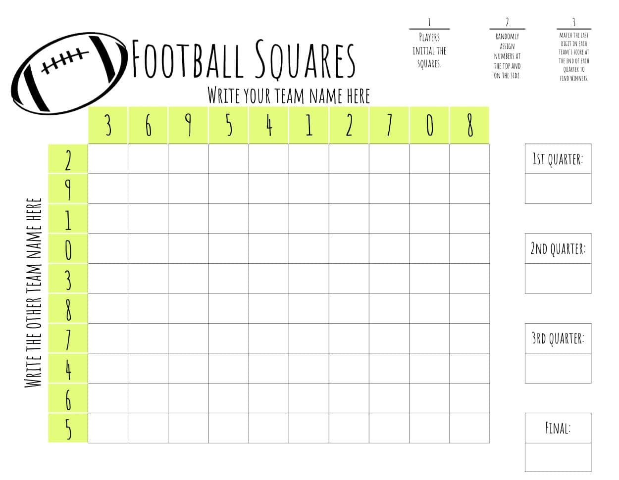football template printable football template printable